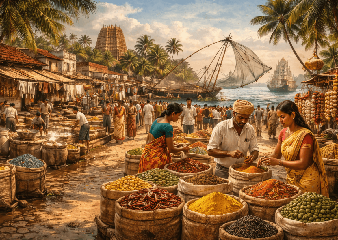 Кочи — индийская столица пряностей